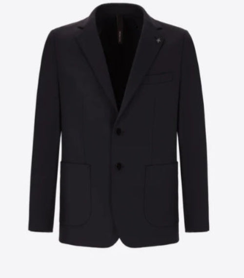 DISTRETTO12 High-Perform12 H.P. Icon Jacket In Tessuto Tecnico BLU